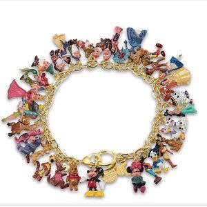 24K Gold - The Ultimate Disney Classic 37-Character Charm Bracelet